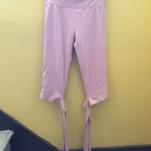 Free People Movement Cropped Pink Pearl Legging